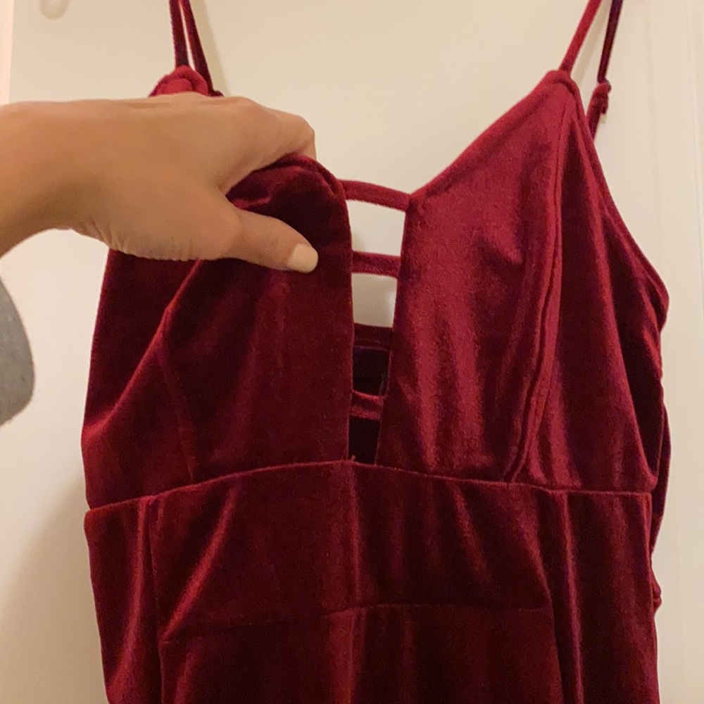 Red Velvet Dress